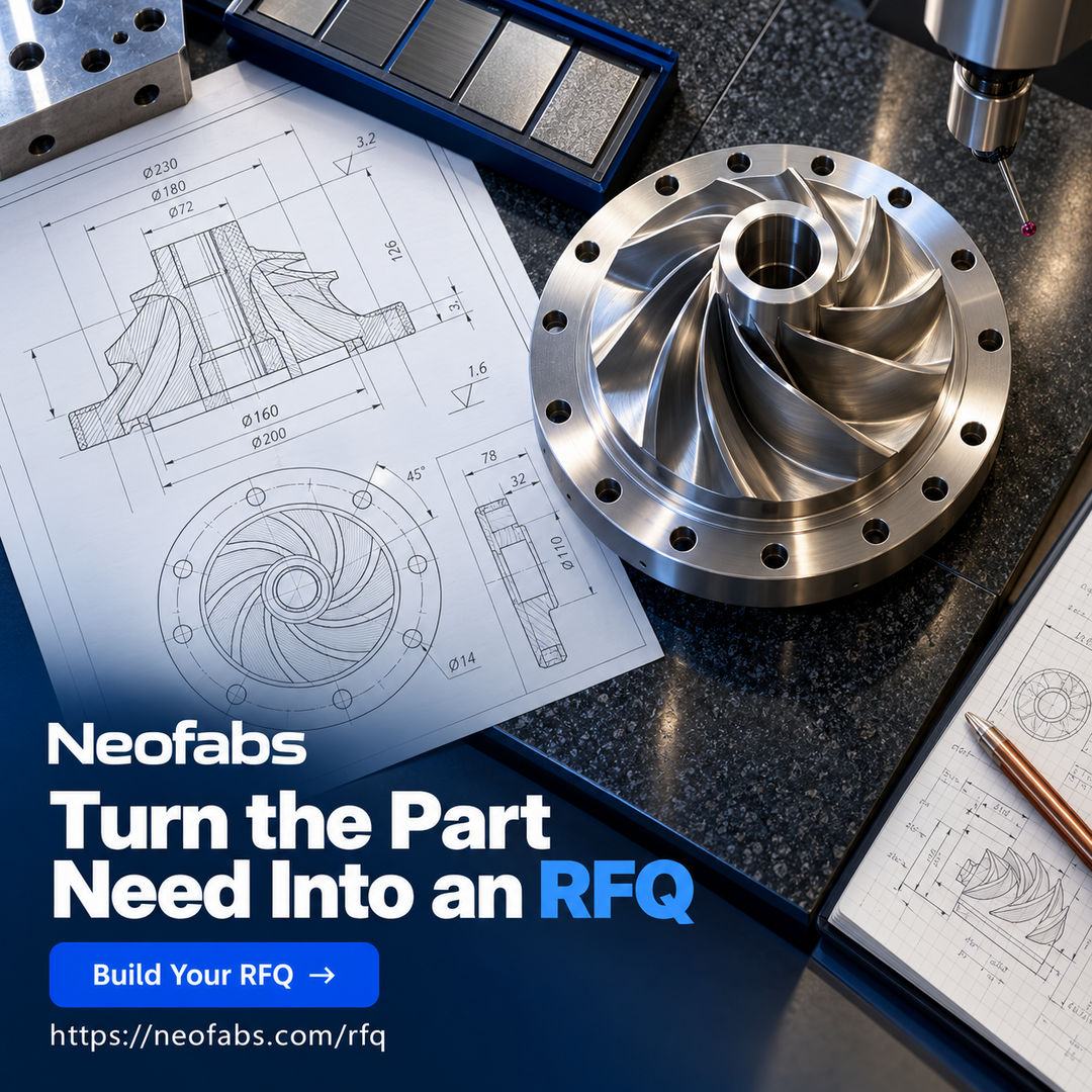Neofabs: Build a Supplier-Ready Manufacturing RFQ