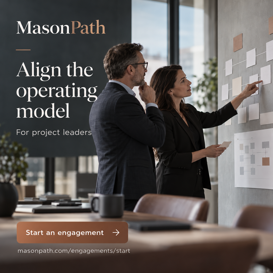 MasonPath | Scope the project operating model