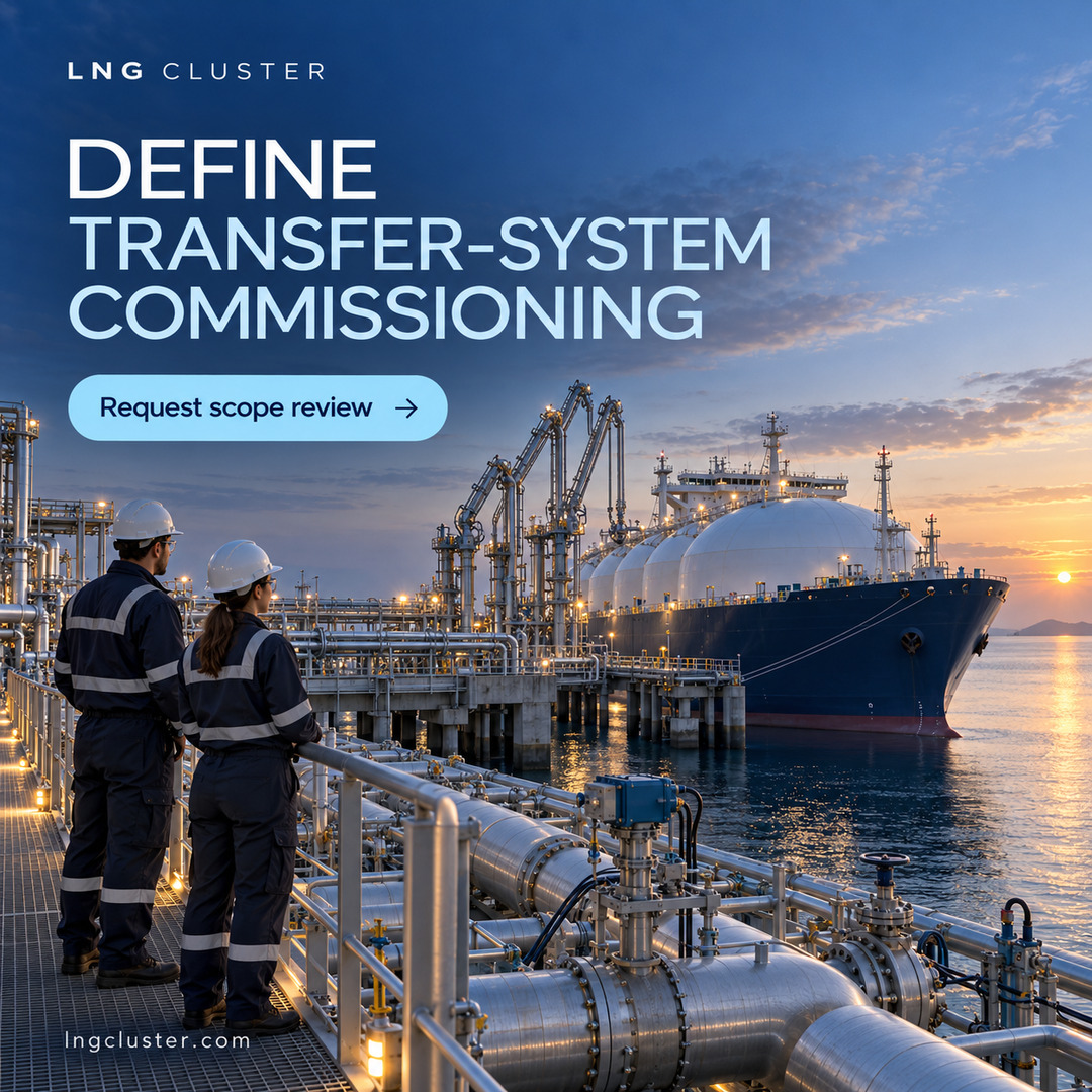 Define LNG Transfer-System Commissioning